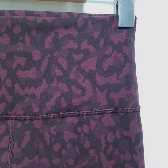 Lululemon Align Women's 6 Small Pant II Formation Camo Purple Adobe Multi Dark - Picture 6 of 13